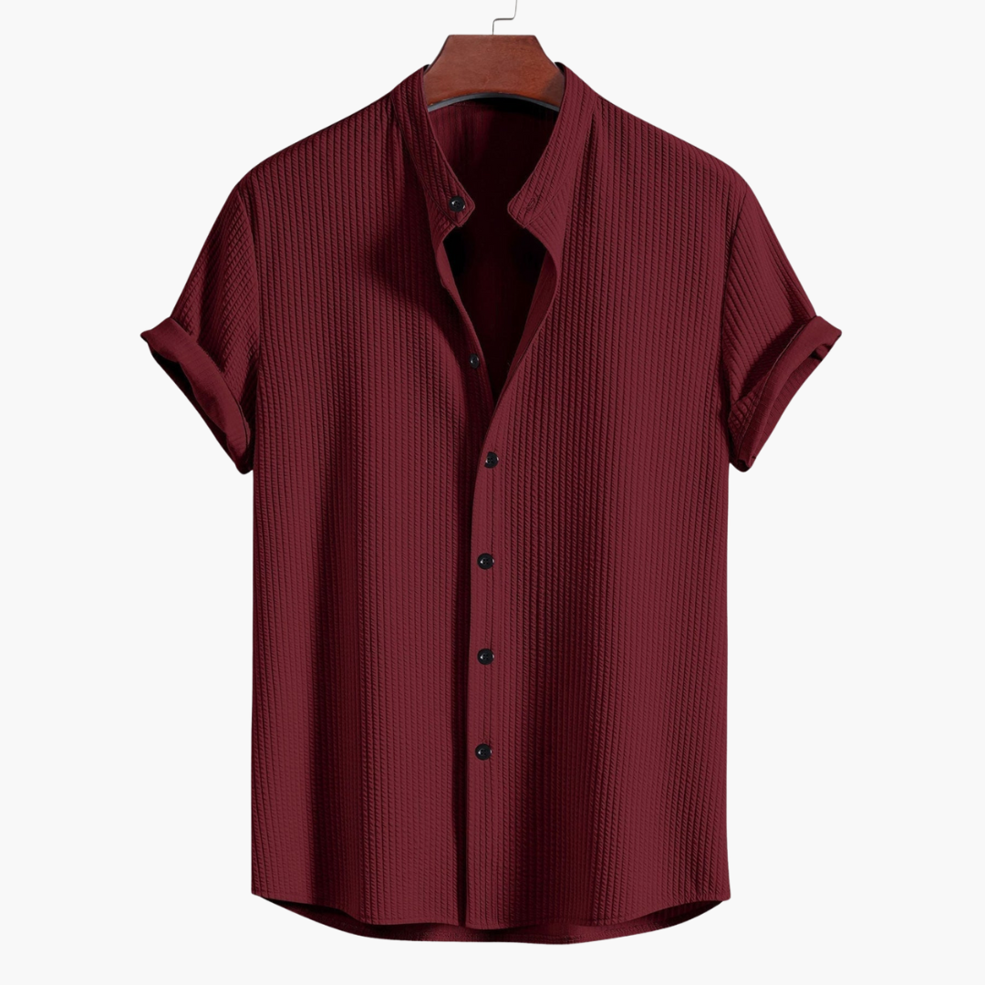 Lenoir™ | Chemise à col montant pour homme