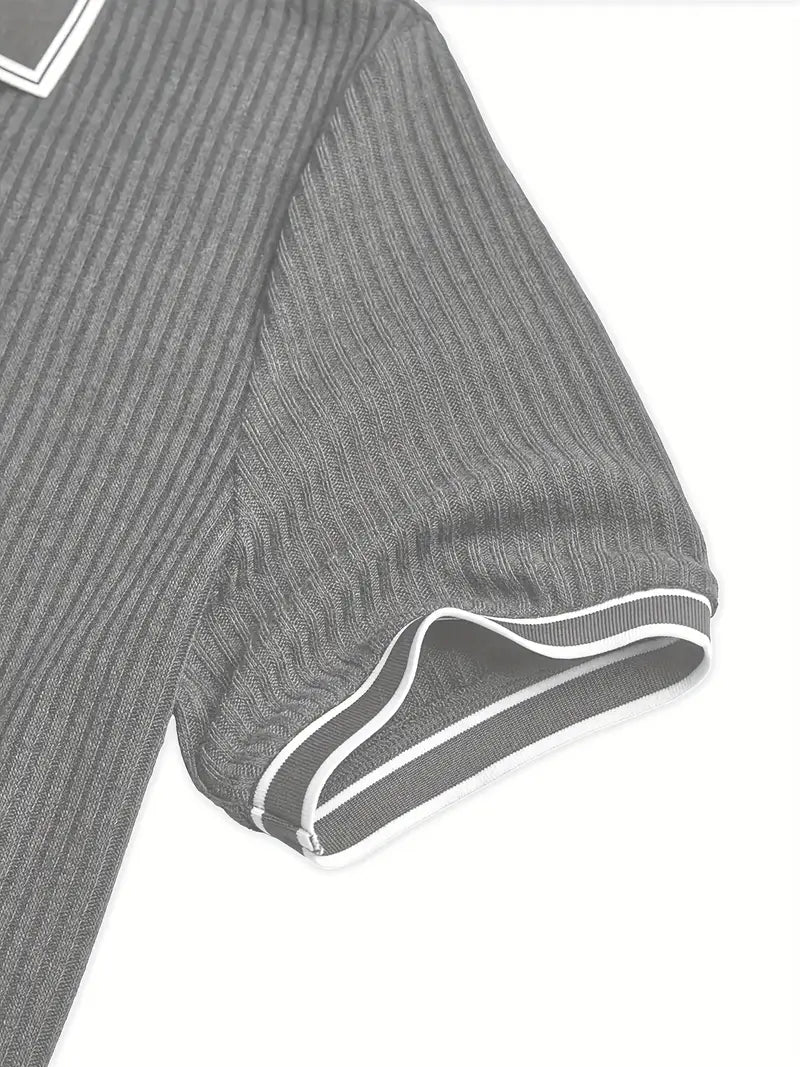 Lenoir™ | Polo texturé sur mesure au flair méditerranéen