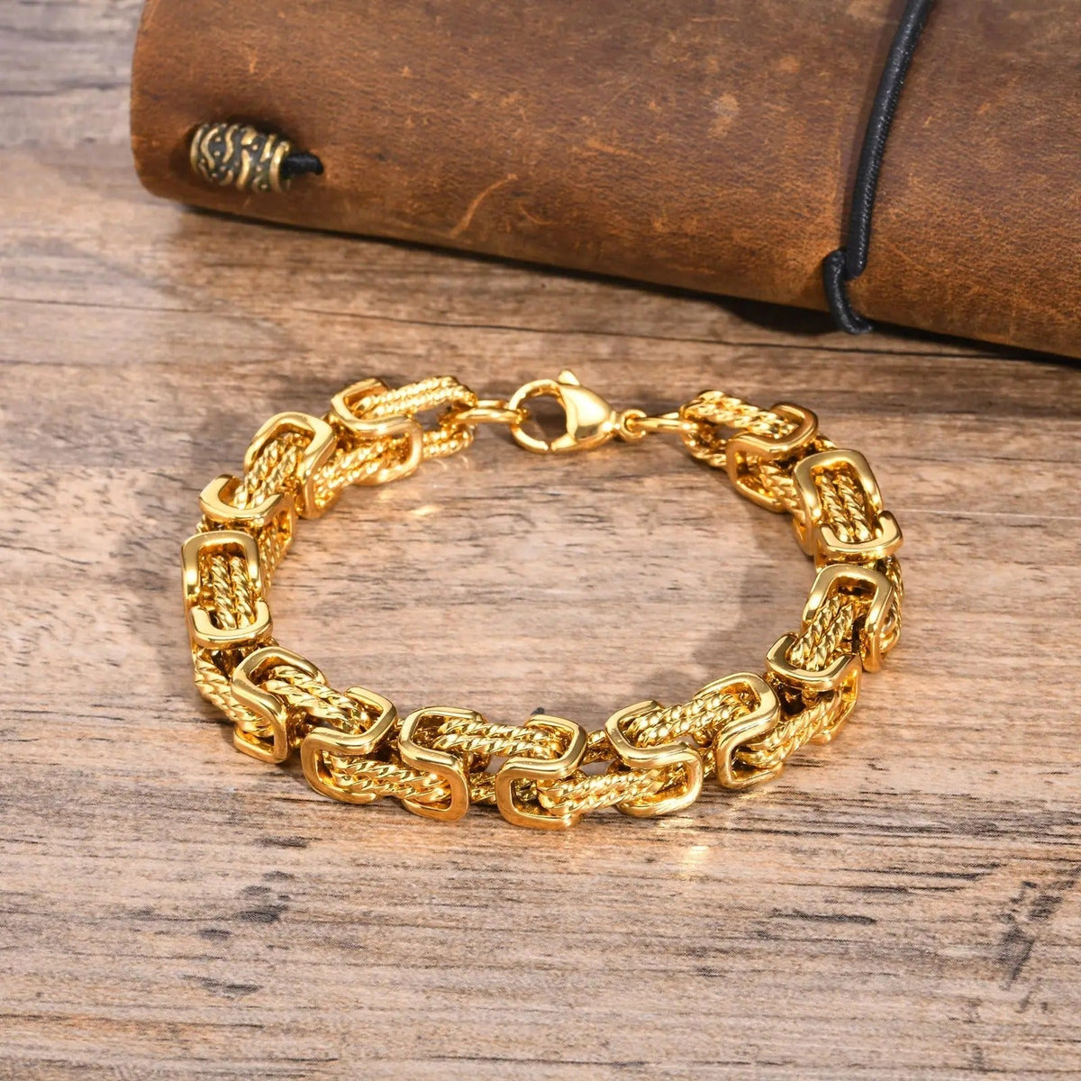 Lenoir™ | Bracelet en chaîne forgée