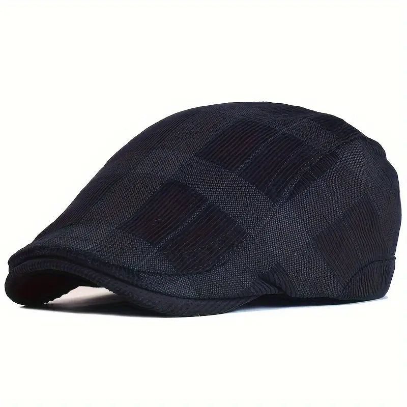 Lenoir™ | Casquette vintage en coton à carreaux