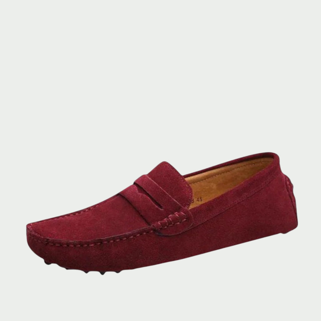 Lenoir™ | Mocassins en cuir suédé faits main