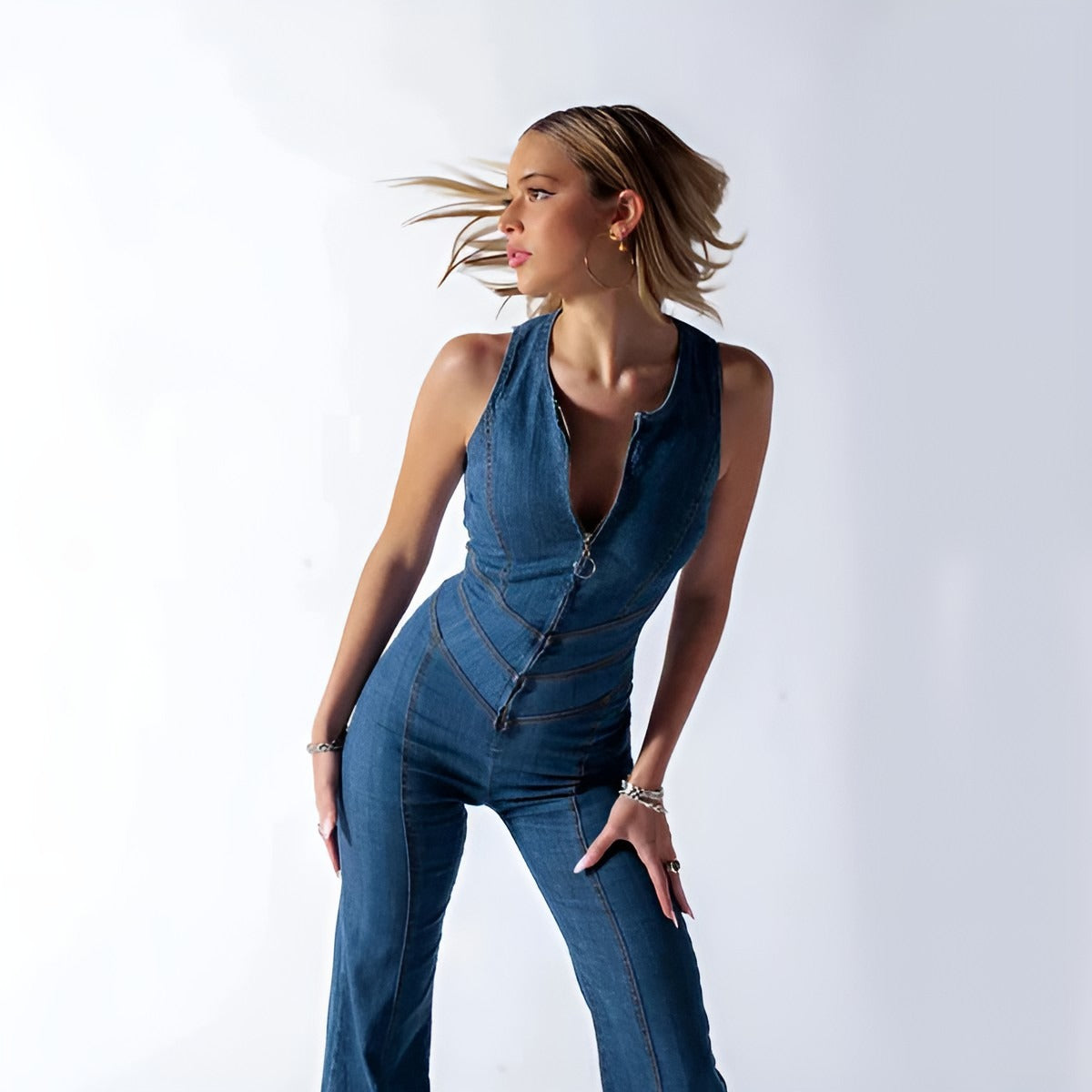 Hermine - Salopette en Denim
