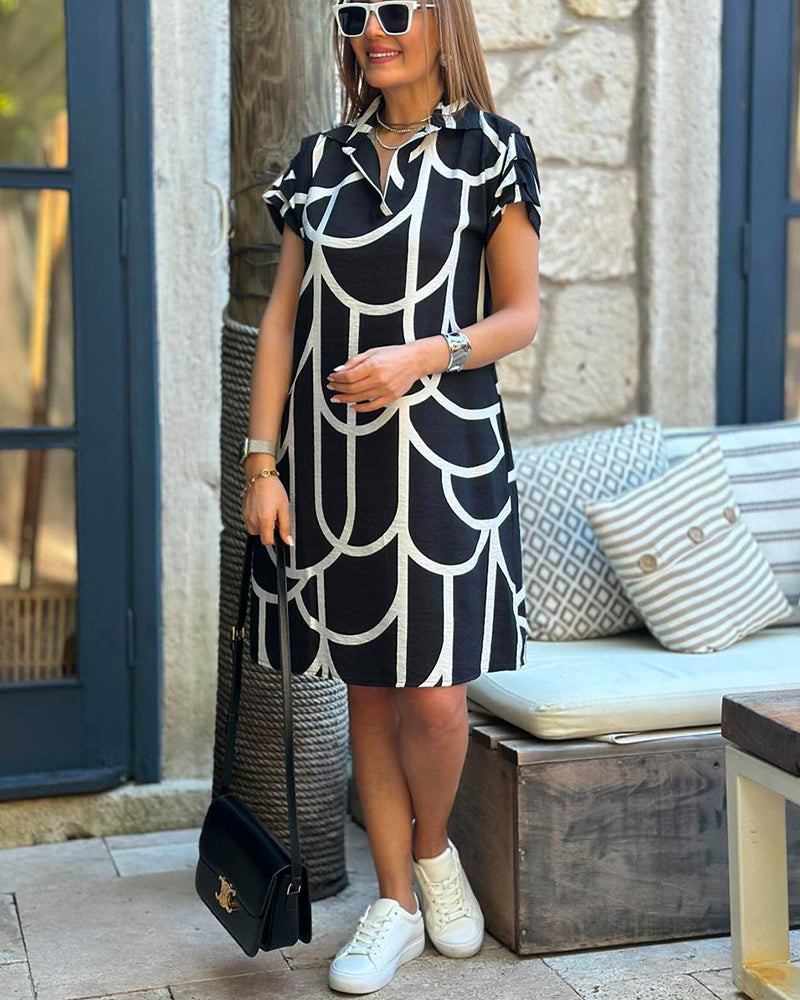 Audrey™ | Robe courte à manches