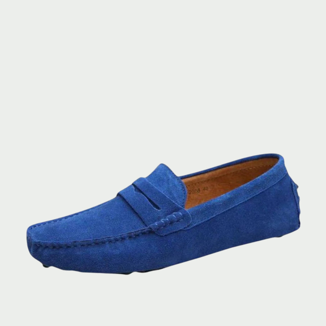 Lenoir™ | Mocassins en cuir suédé faits main