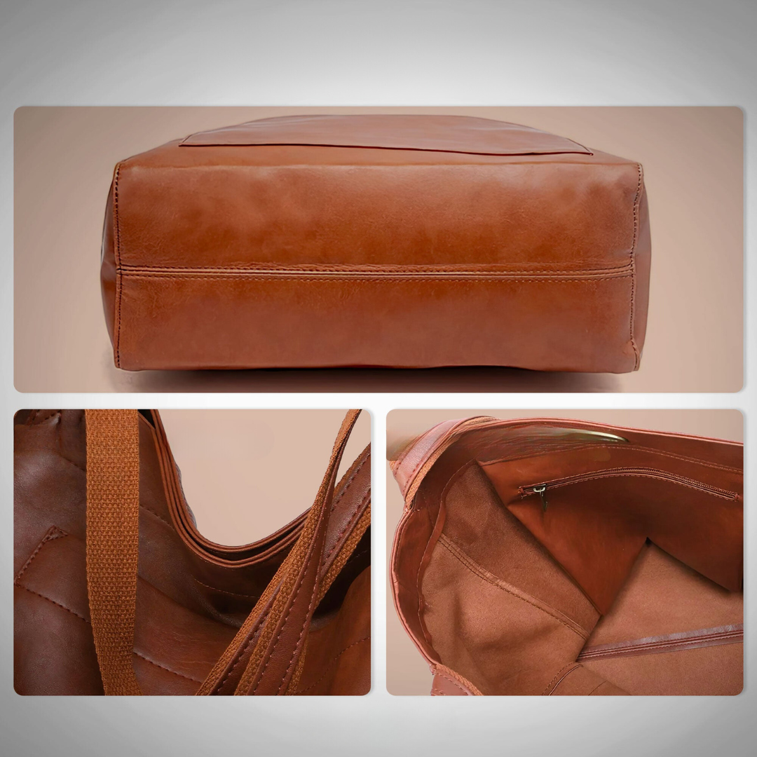 Marlène™ Élégant sac fourre-tout en cuir