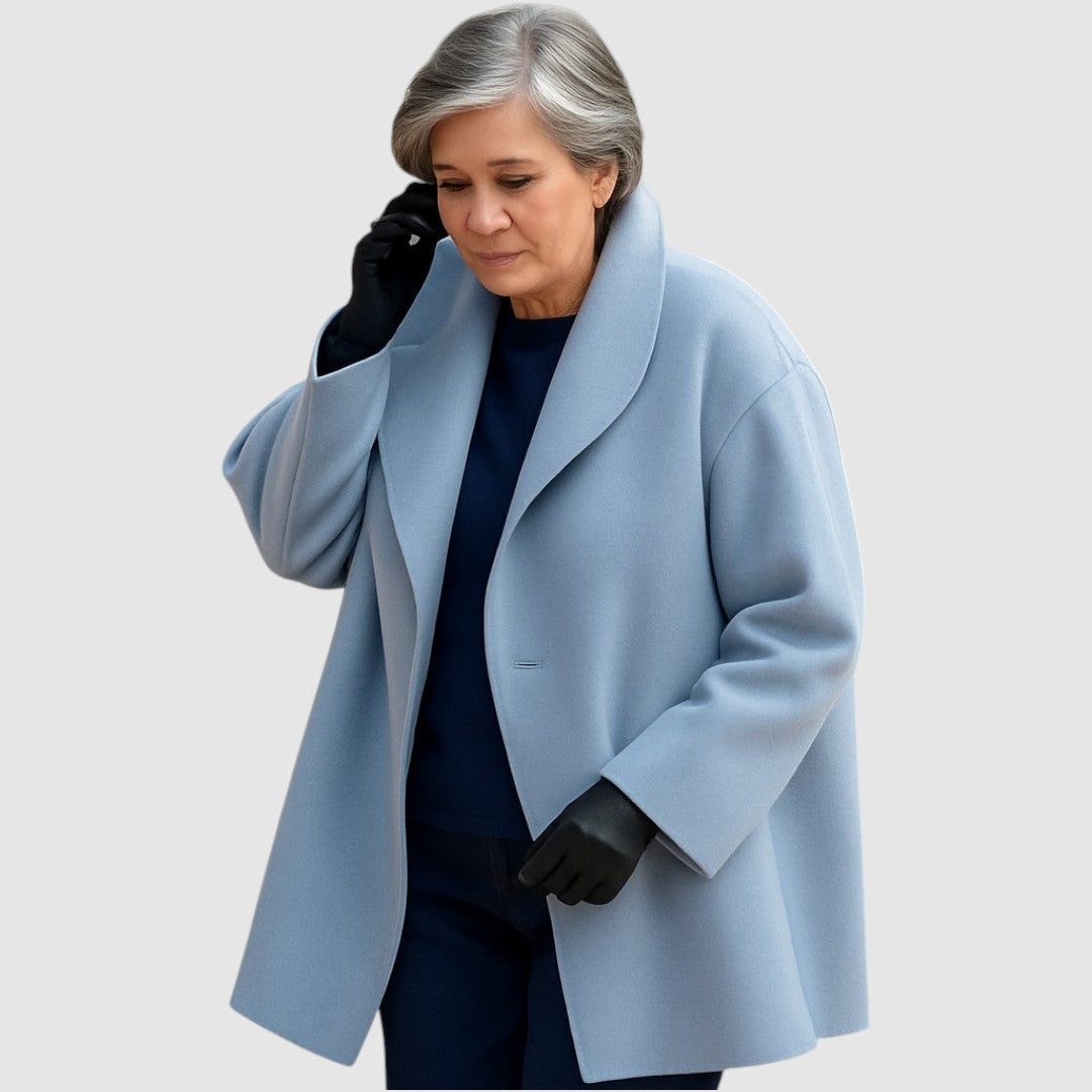Lenoir™ | Manteau coupe-vent en laine et cachemire