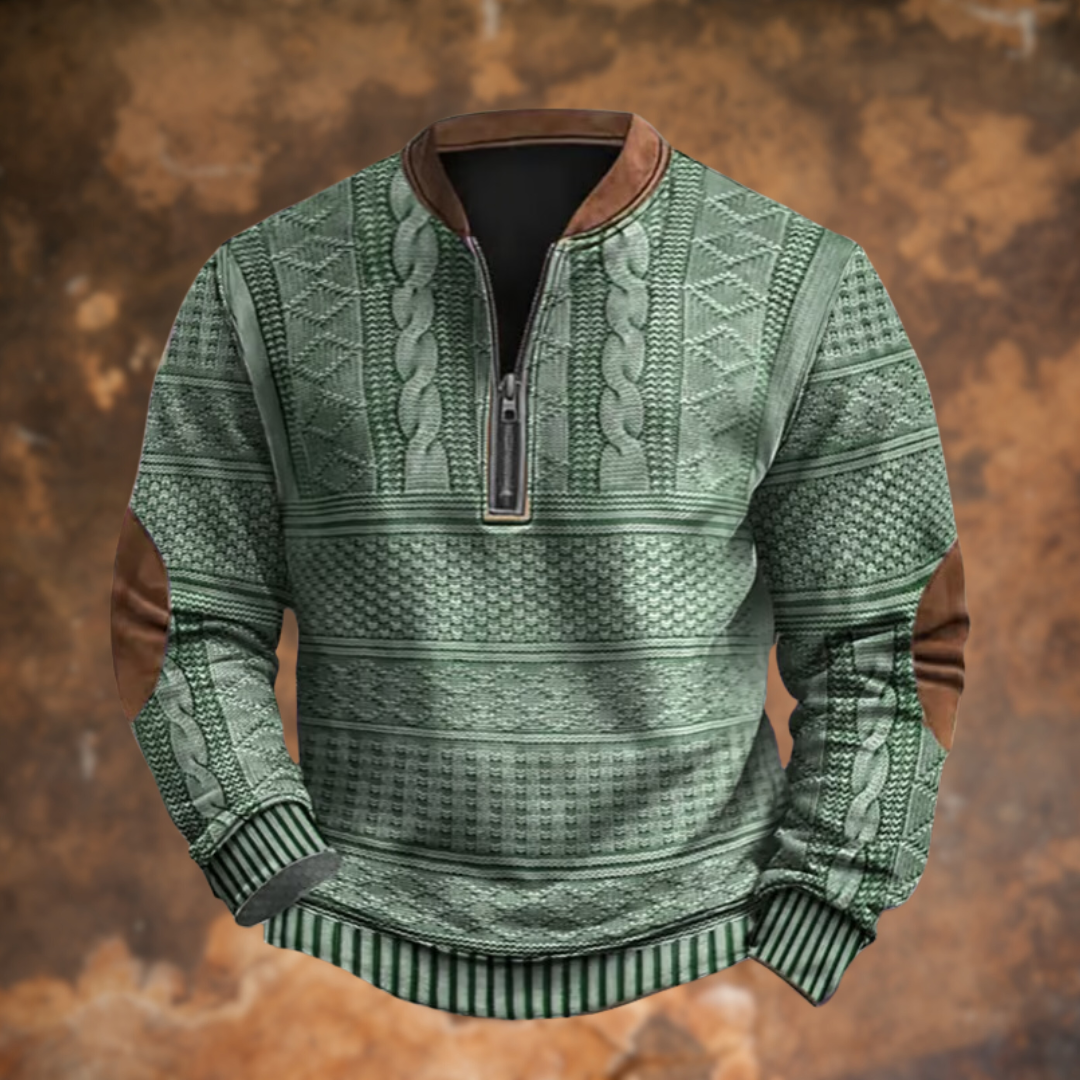 Lenoir™ | Pull avec détail zippé