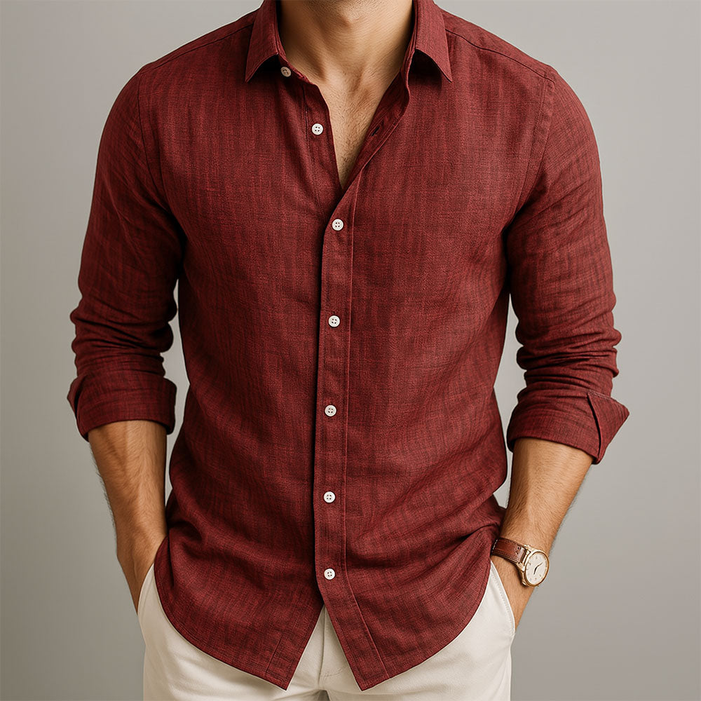 Lenoir™ | Chemise en lin essentielle – Édition spéciale