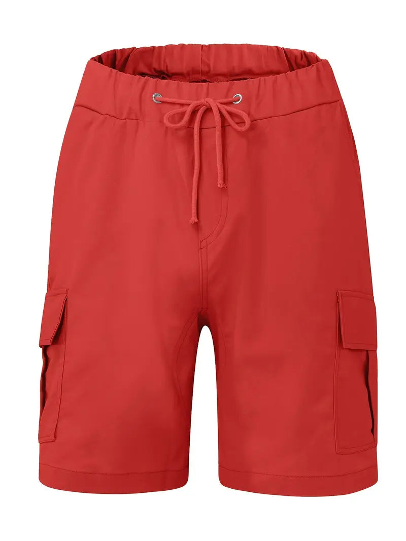 Lenoir™ | Short cargo décontracté à taille non élastique avec cordon