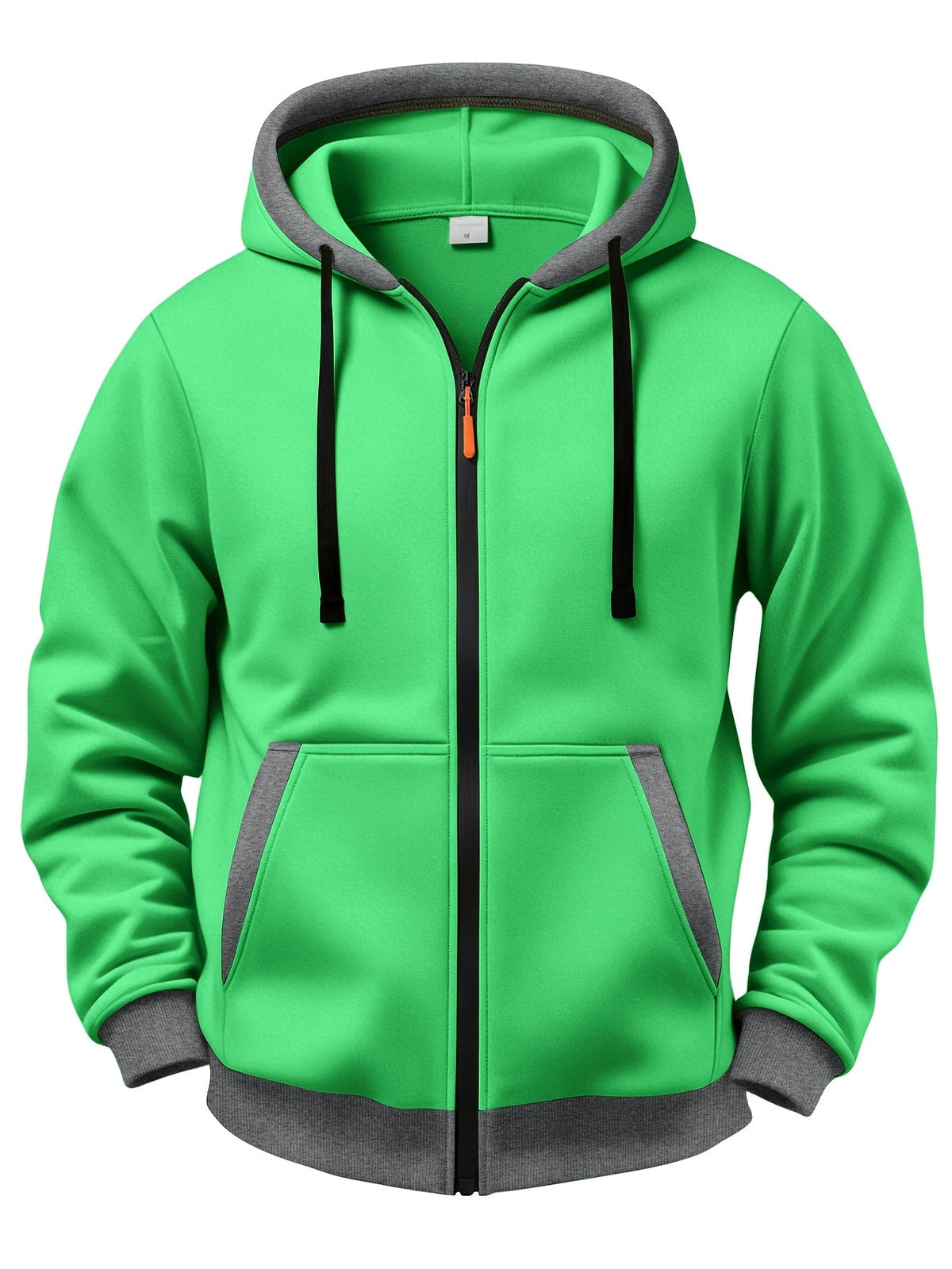 Cazel | Pull d’hiver décontracté à capuche, manches longues et fermeture éclair