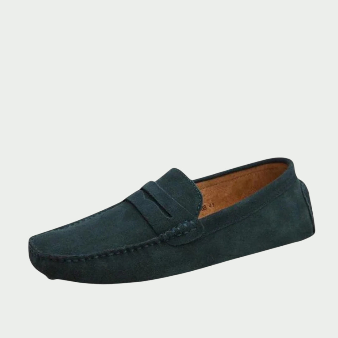 Lenoir™ | Mocassins en cuir suédé faits main
