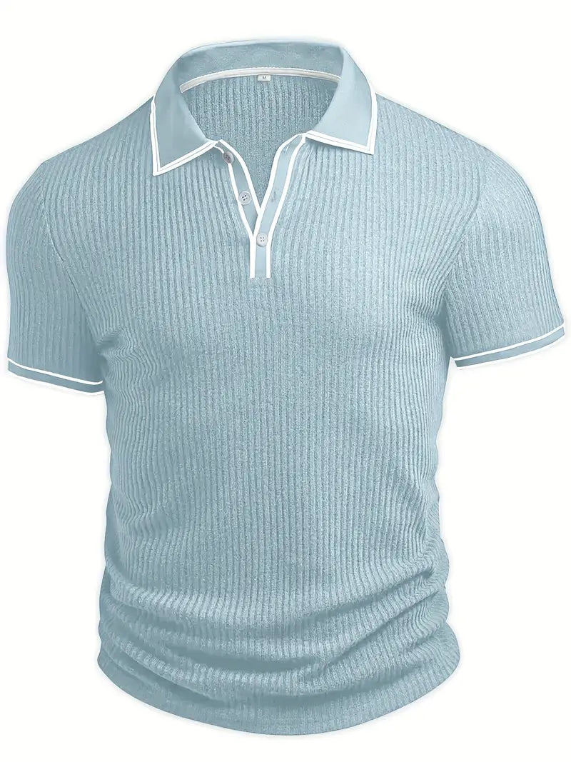 Lenoir™ | Polo texturé sur mesure au flair méditerranéen