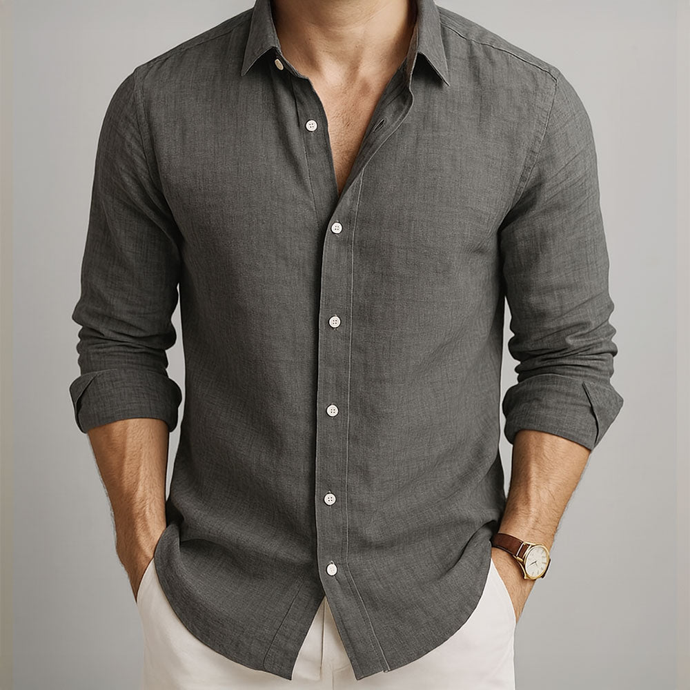 Lenoir™ | Chemise en lin essentielle – Édition spéciale
