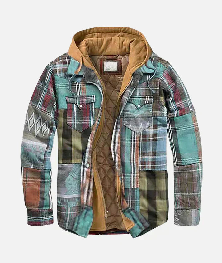 Cazel | Veste patchwork à carreaux