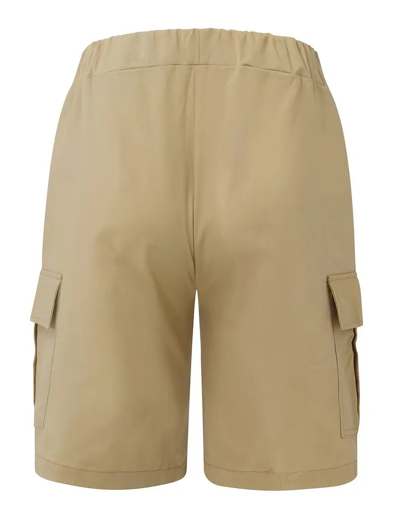 Lenoir™ | Short cargo décontracté à taille non élastique avec cordon