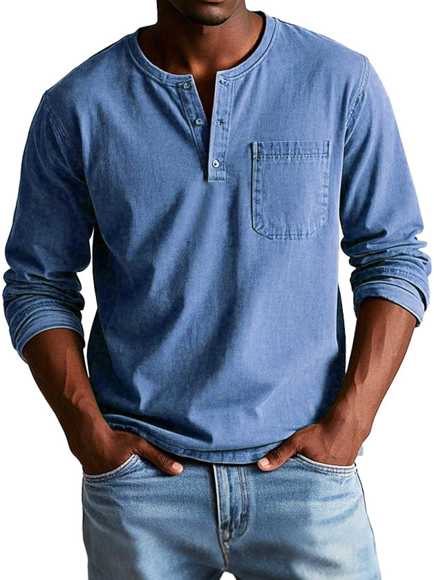 Lenoir™ | Chemise en jean avec poche