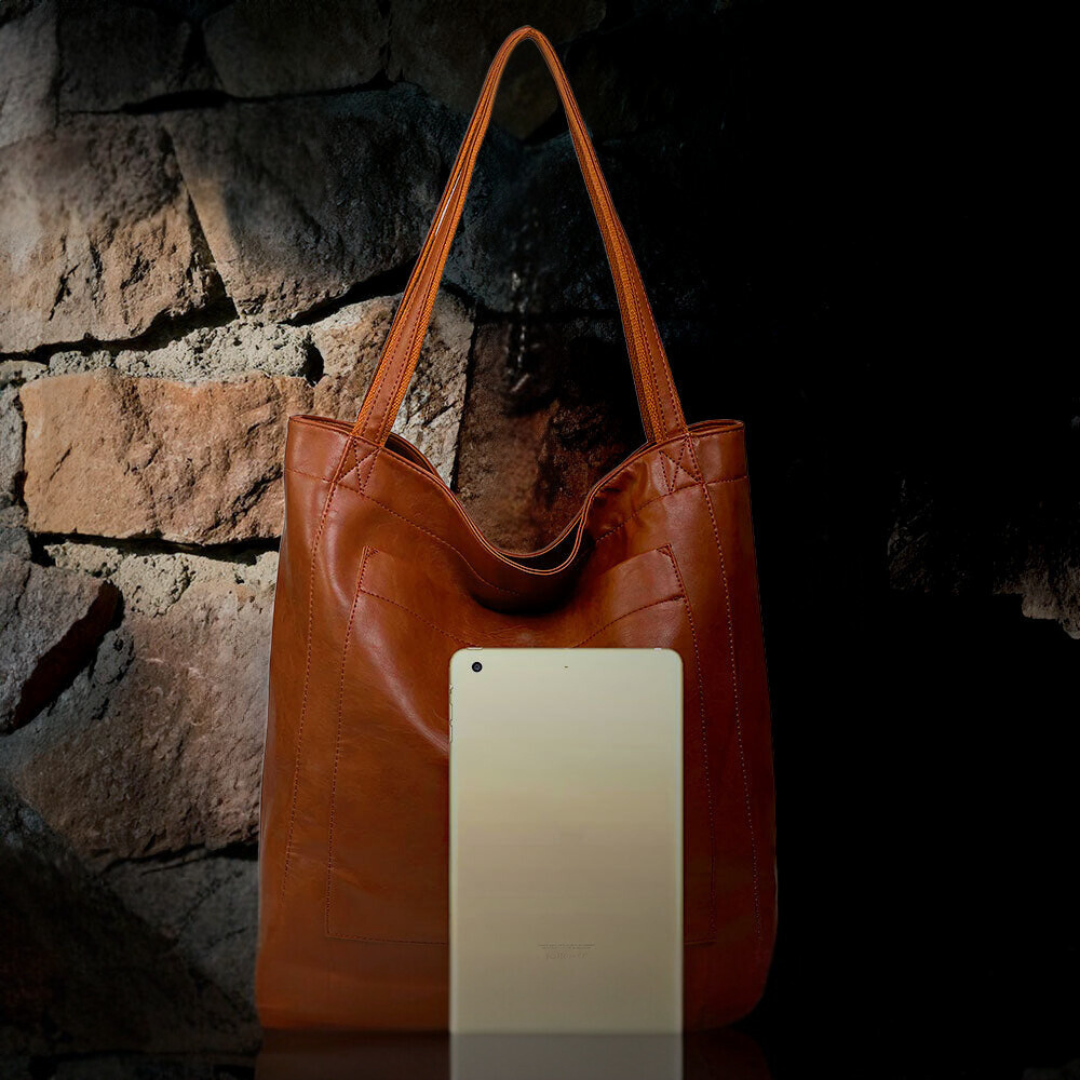 Marlène™ Élégant sac fourre-tout en cuir