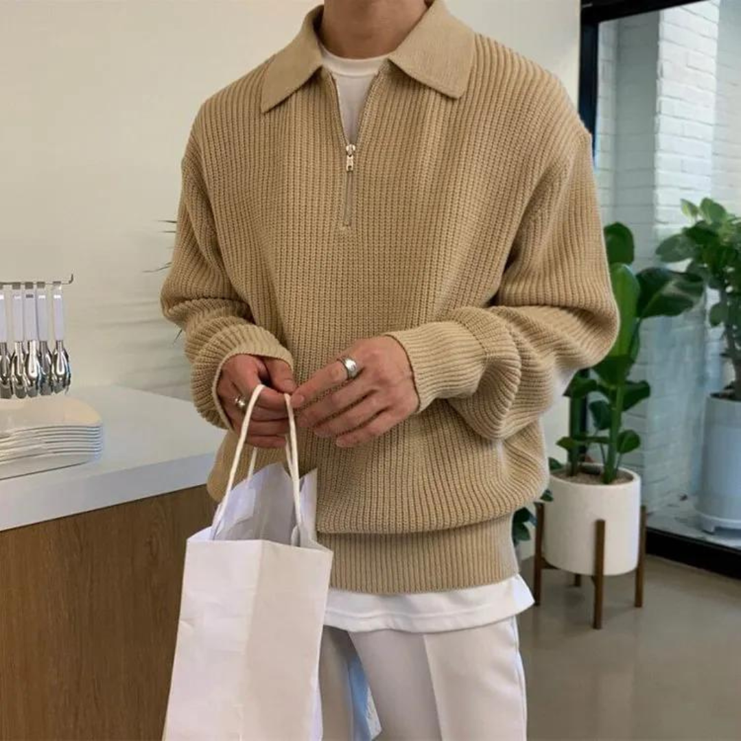 Lenoir™ | Pull demi-zippé Julius