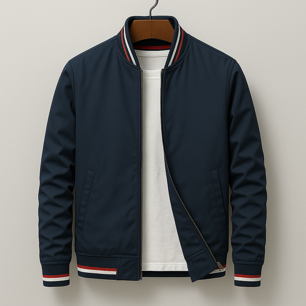Lenoir™ | Veste bomber élégante à rayures