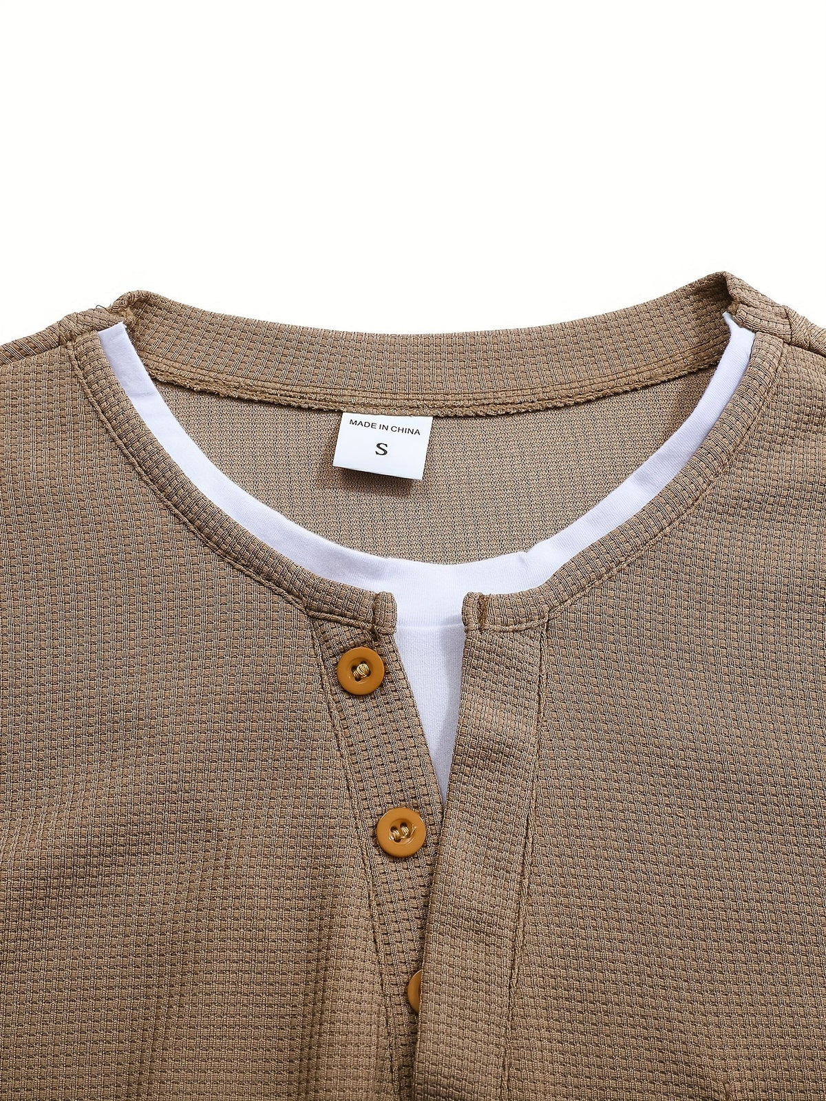 Lenoir™ | Polo à manches longues avec boutons et poche