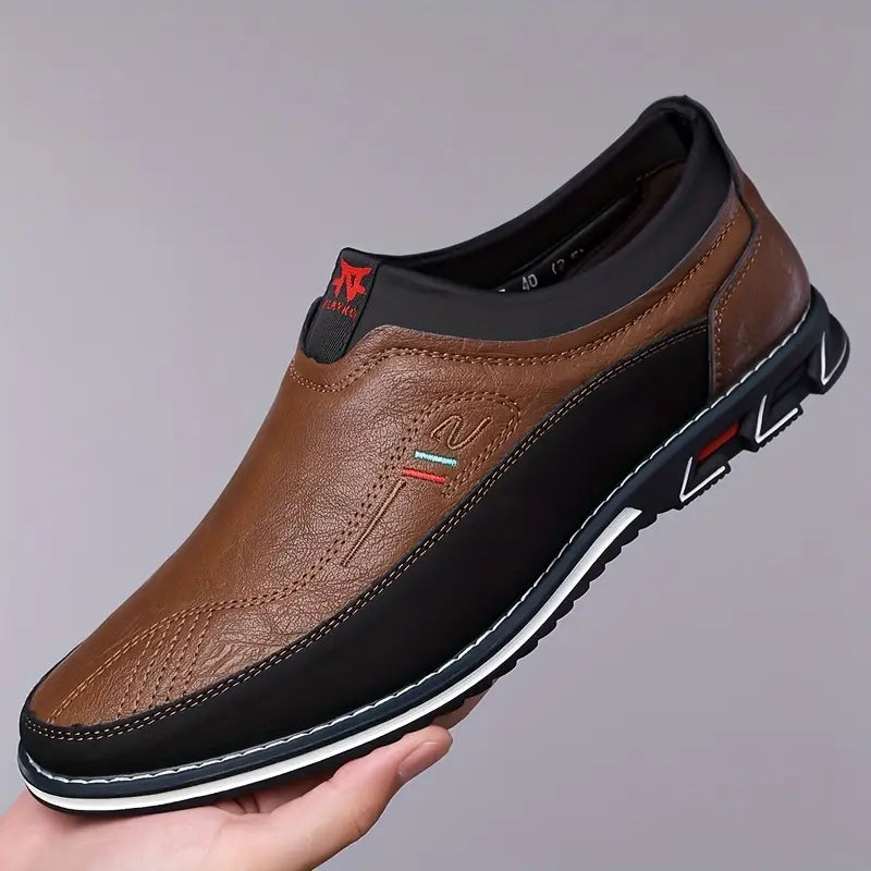 Lenoir™ | Mocassins antidérapants en cuir