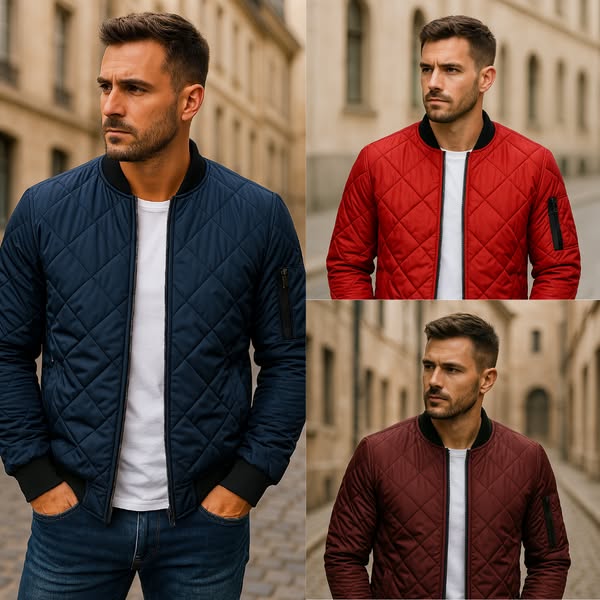 Cazel | Veste en coton à motif losange