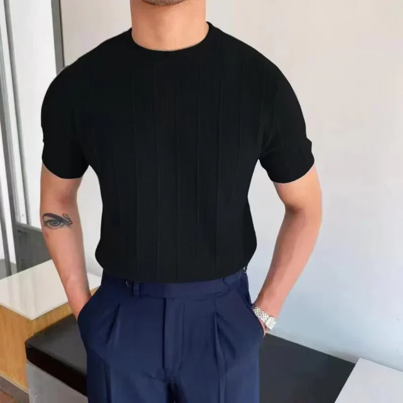 Lenoir™ | T-shirt côtelé Cannes
