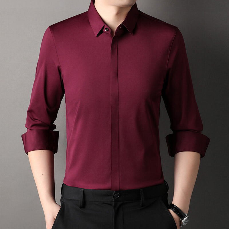 Lenoir™ | Chemise stretch infroissable pour homme