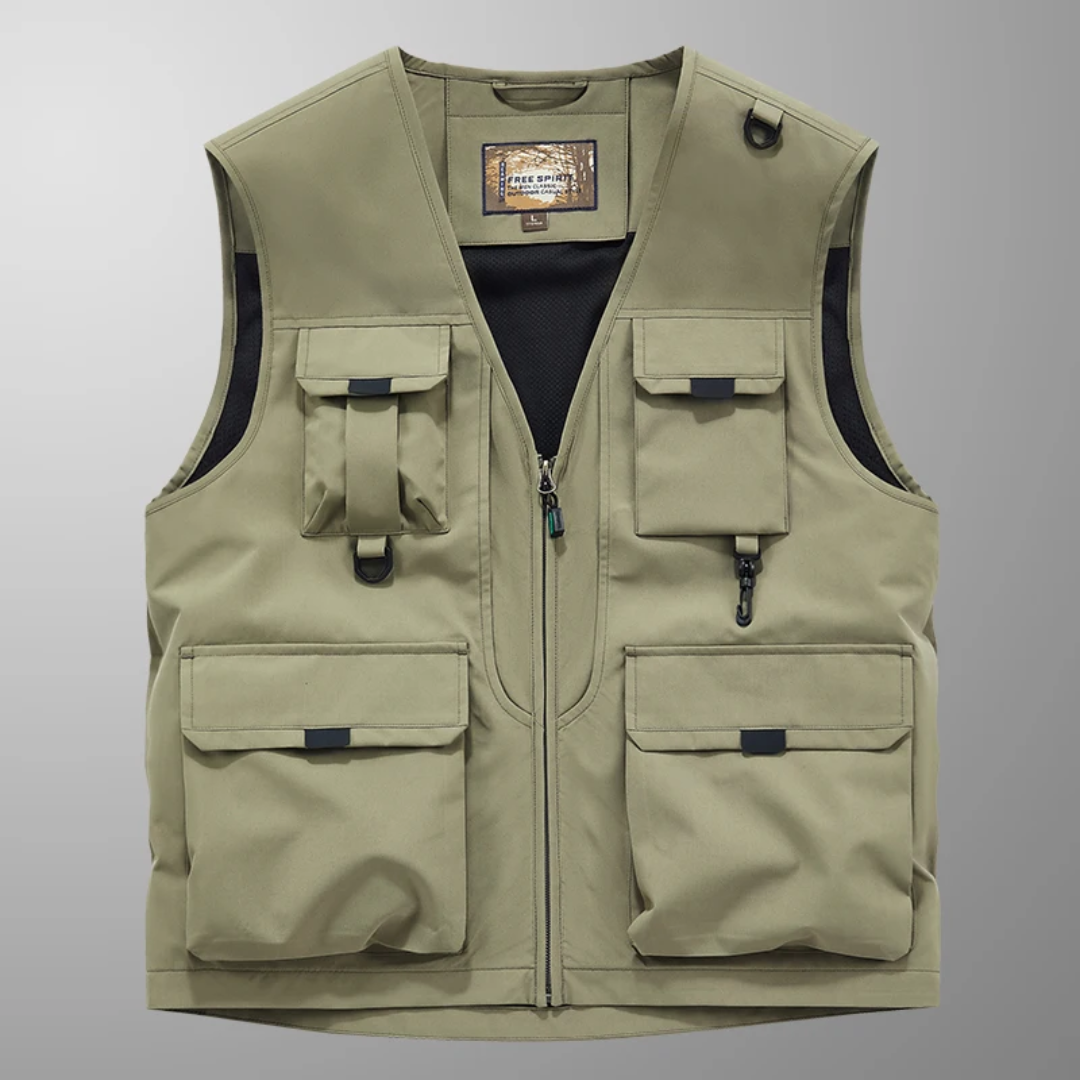 Cazel | Gilet cargo élégant et décontracté