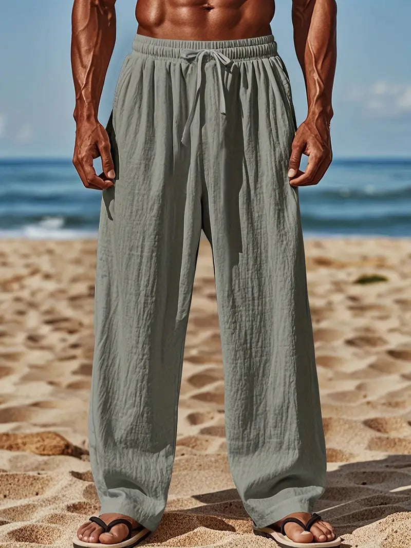 Lenoir™ | Pantalons en Lin Élégants