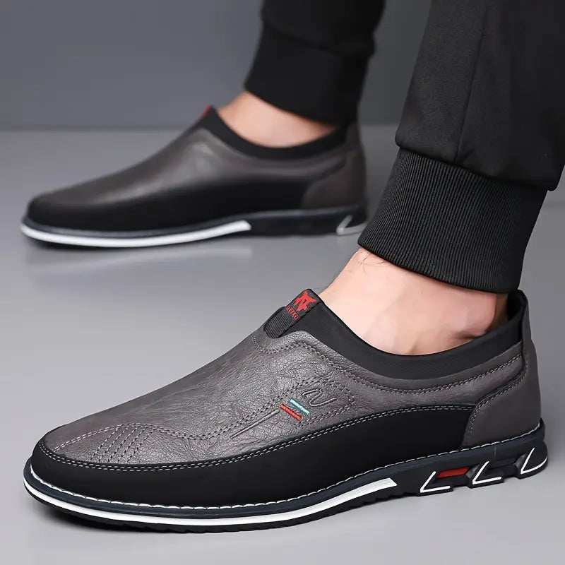Lenoir™ | Mocassins antidérapants en cuir