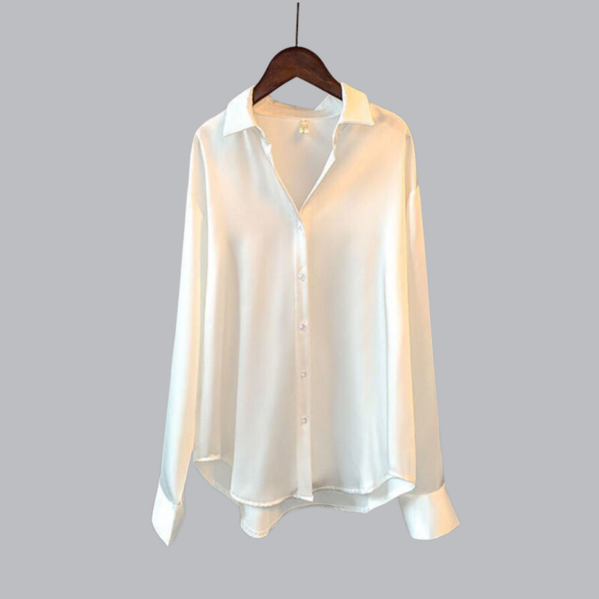 Lenoir™ | Chemisier élégant en satin de haute qualité