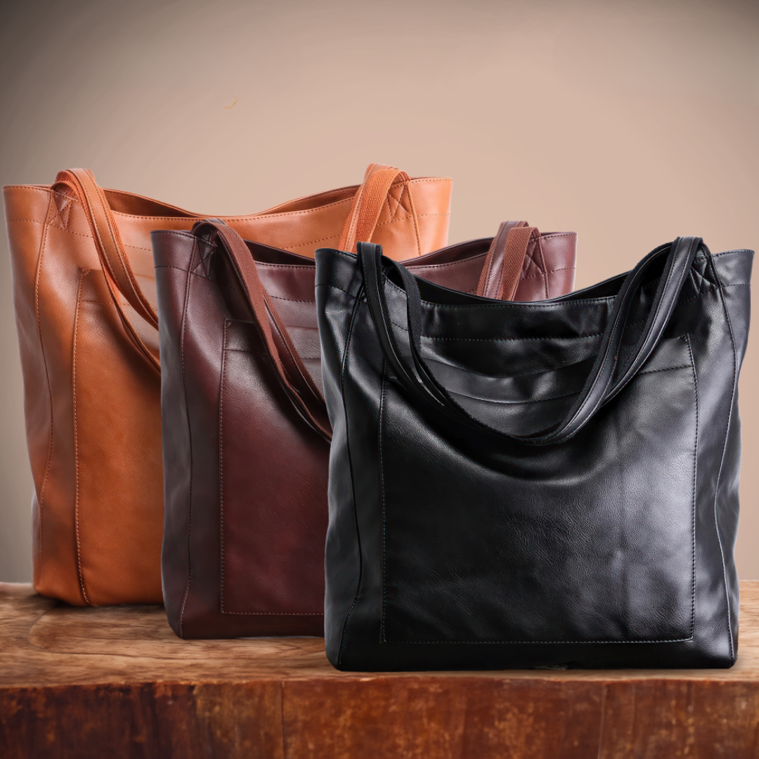 Marlène™ Élégant sac fourre-tout en cuir