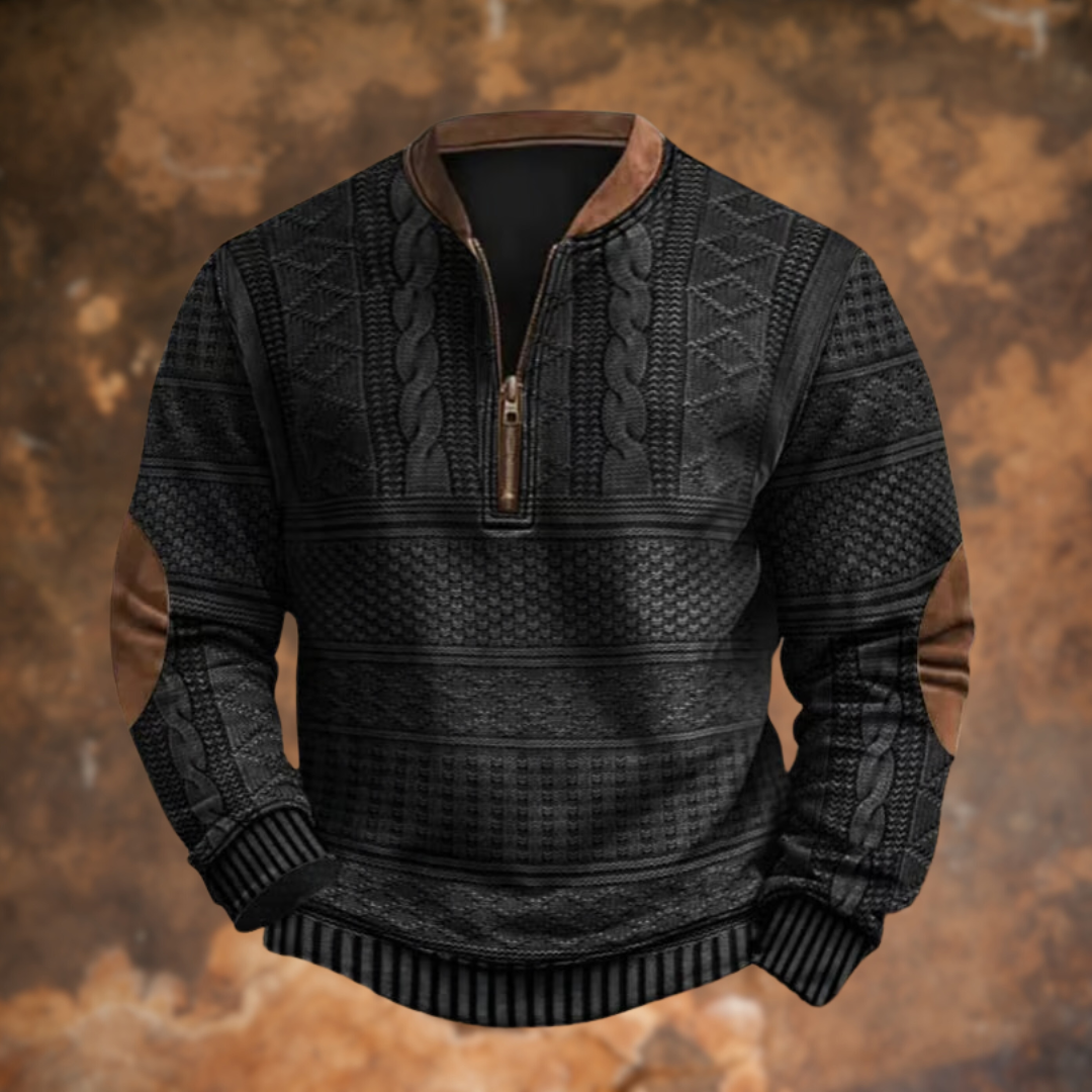 Lenoir™ | Pull avec détail zippé