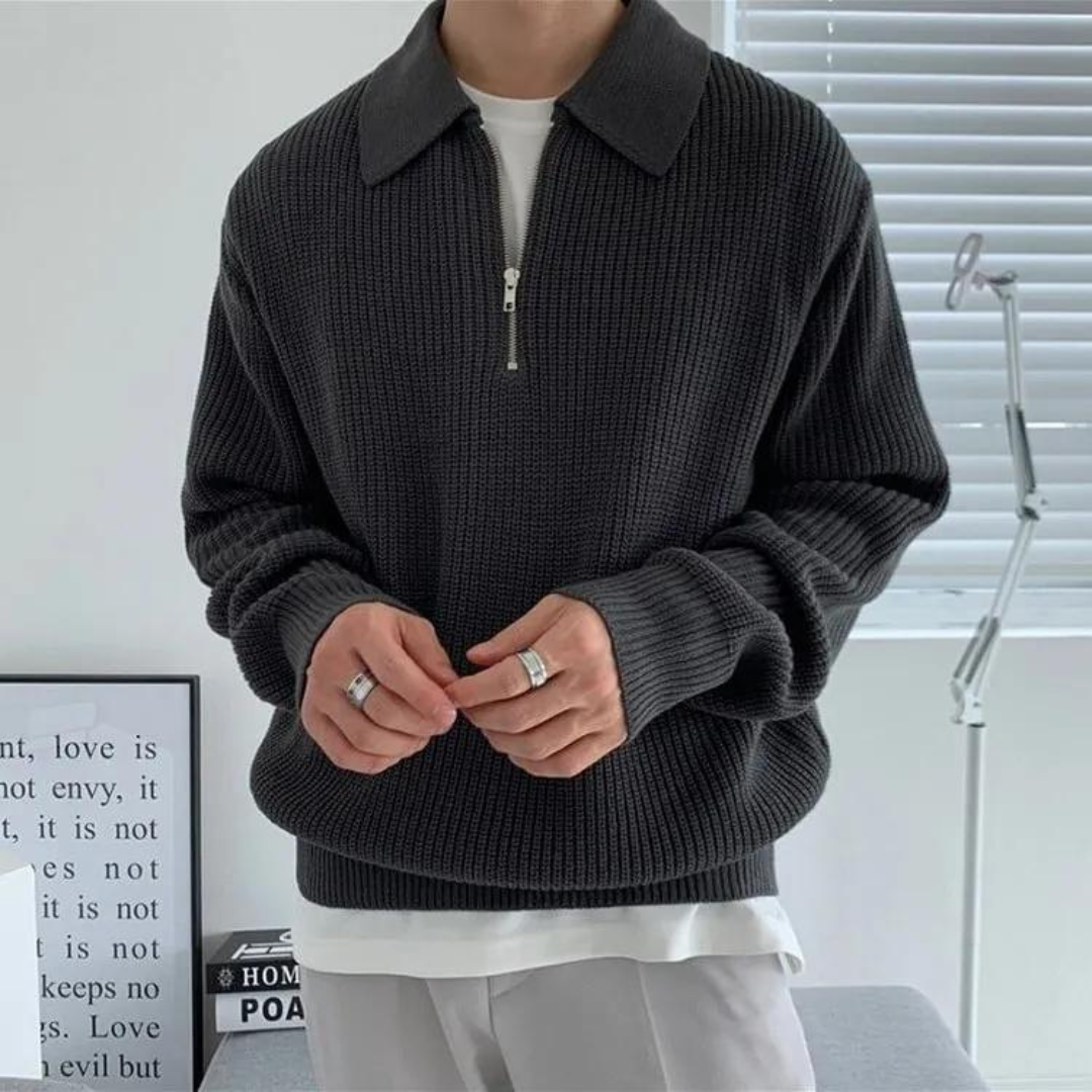 Lenoir™ | Pull demi-zippé Julius