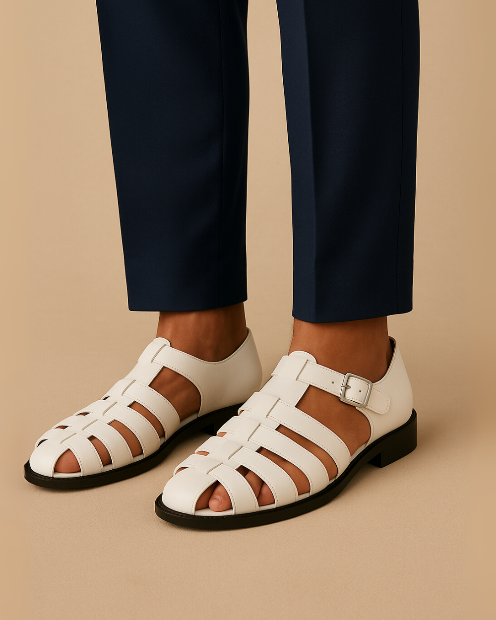Lenoir™ | Sandales fermées à boucle élégante