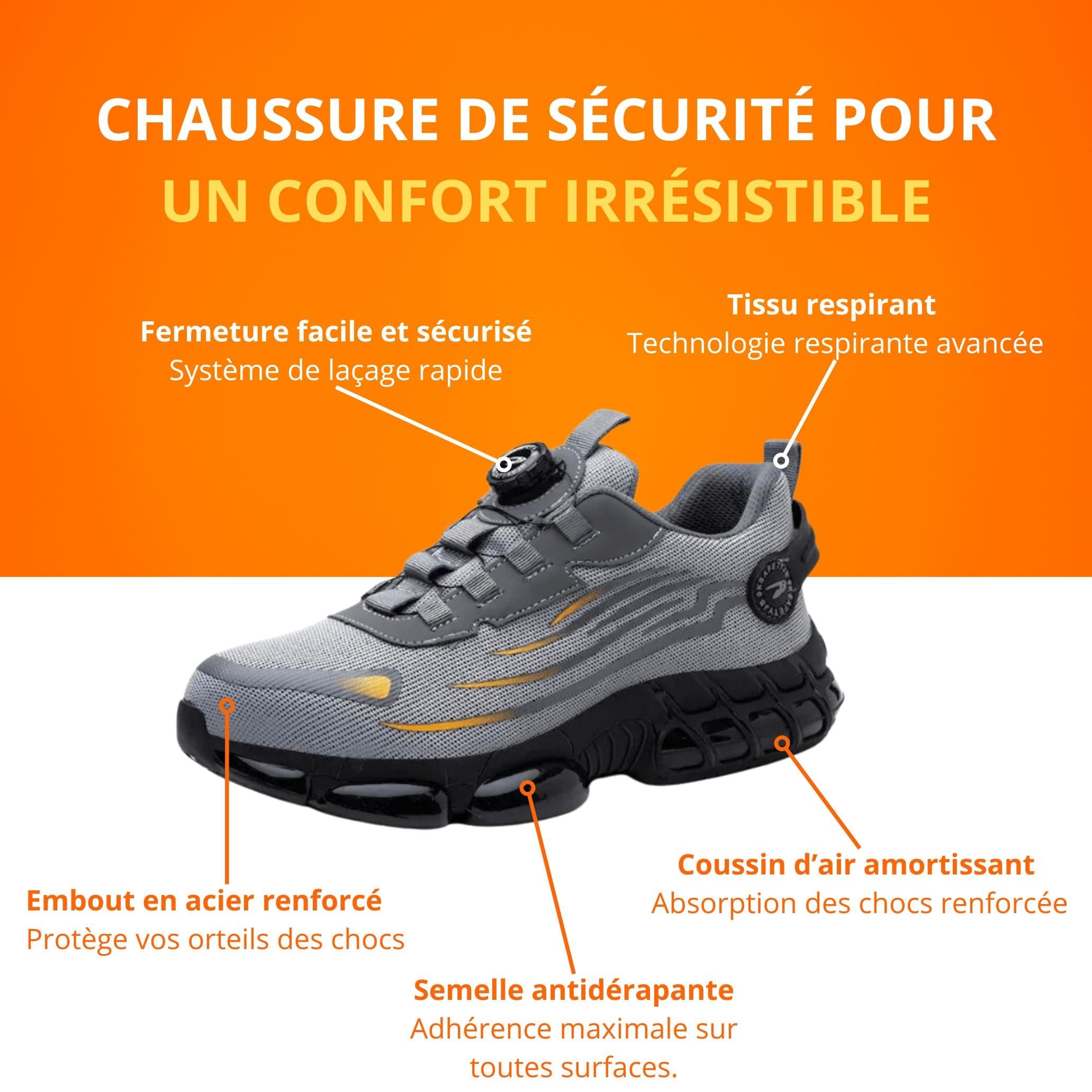 Cazel | Chaussures de sécurité avec protection renforcée et confort optimal