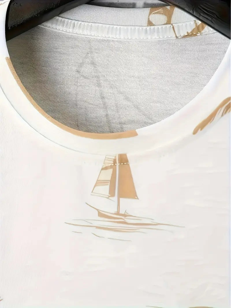 Lenoir™ | Ensemble d'été élégant imprimé deux pièces