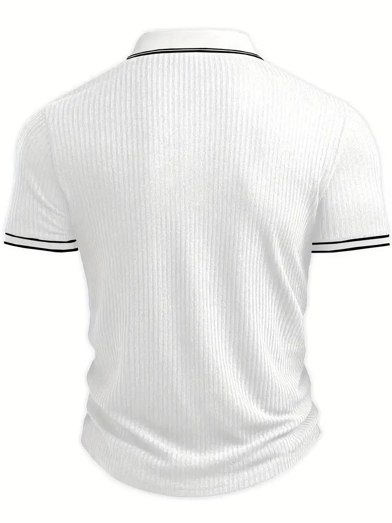 Lenoir™ | Polo texturé sur mesure au flair méditerranéen