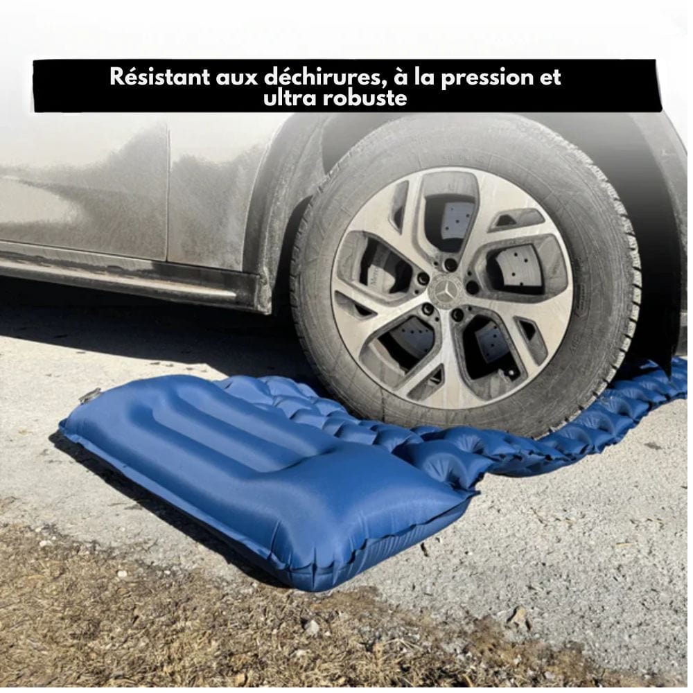 Lenoir™ | Matelas gonflable étanche et ultra-résistant avec pompe intégrée