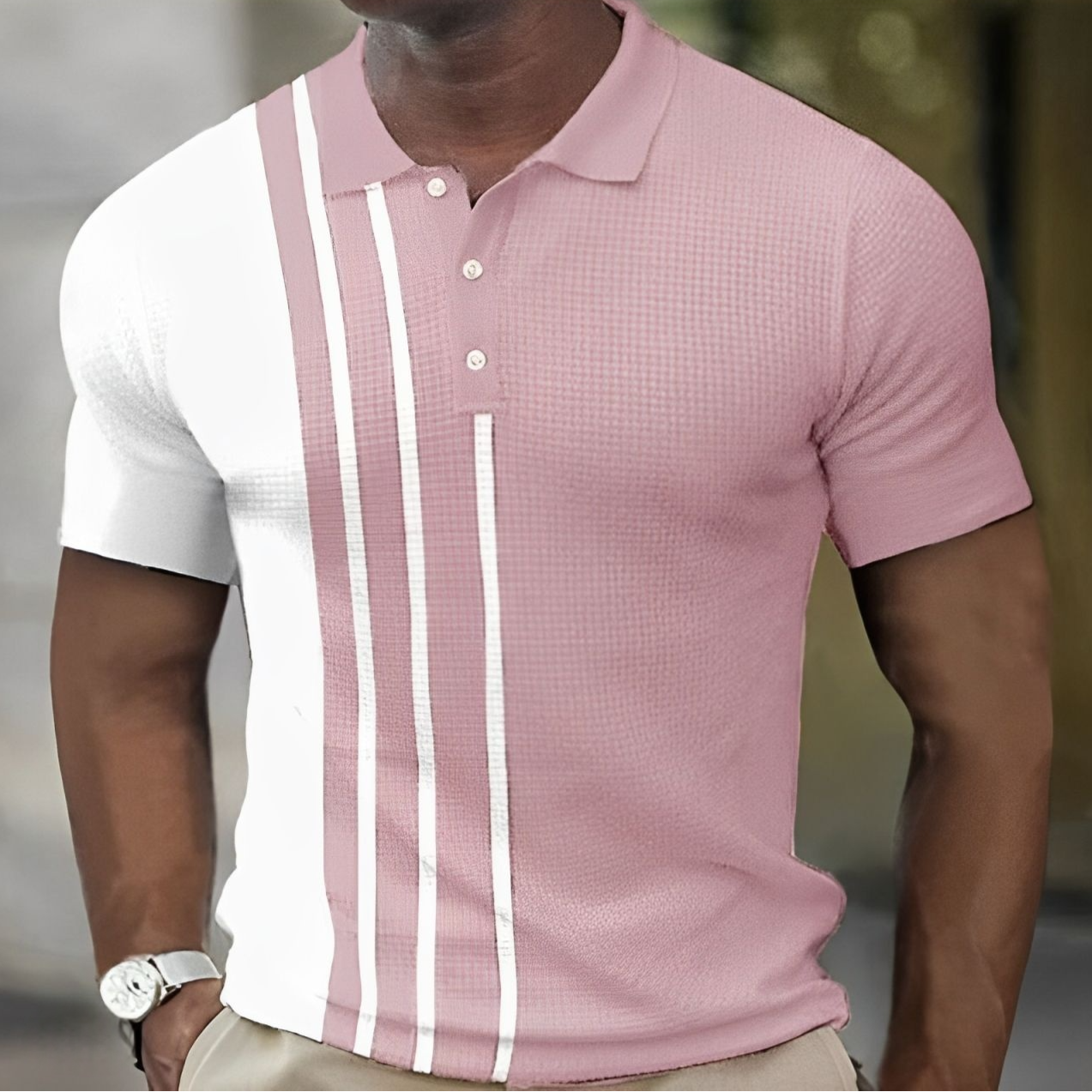 Lenoir™ | Polo à rayures élégantes