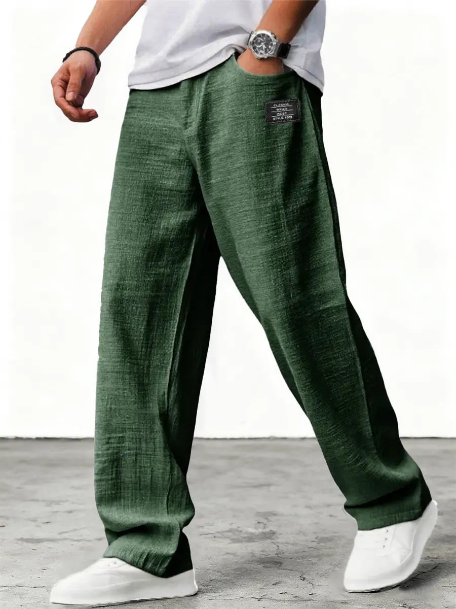 Cazel | Pantalon large en lin