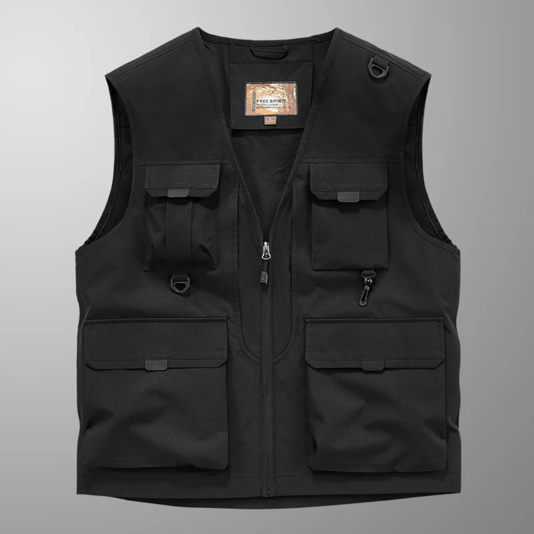 Cazel | Gilet cargo élégant et décontracté