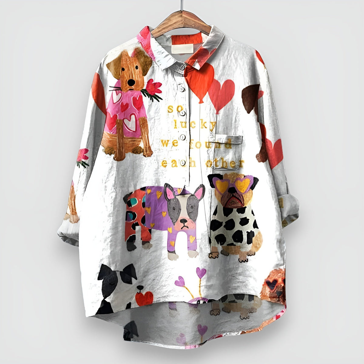 Martine™ | T-shirt pour femmes avec impression de chien