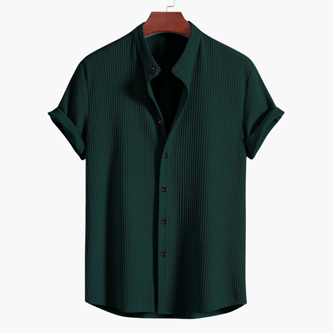 Lenoir™ | Chemise à col montant pour homme