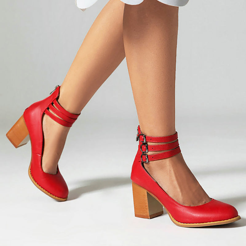 Lenoir™ | Sandales à Bride et Talon Épais