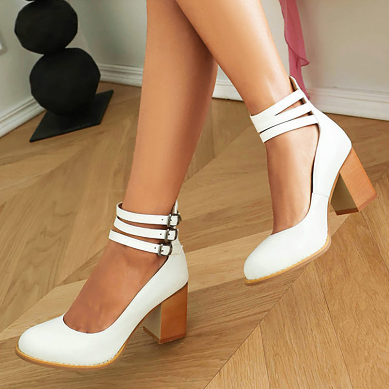 Lenoir™ | Sandales à Bride et Talon Épais