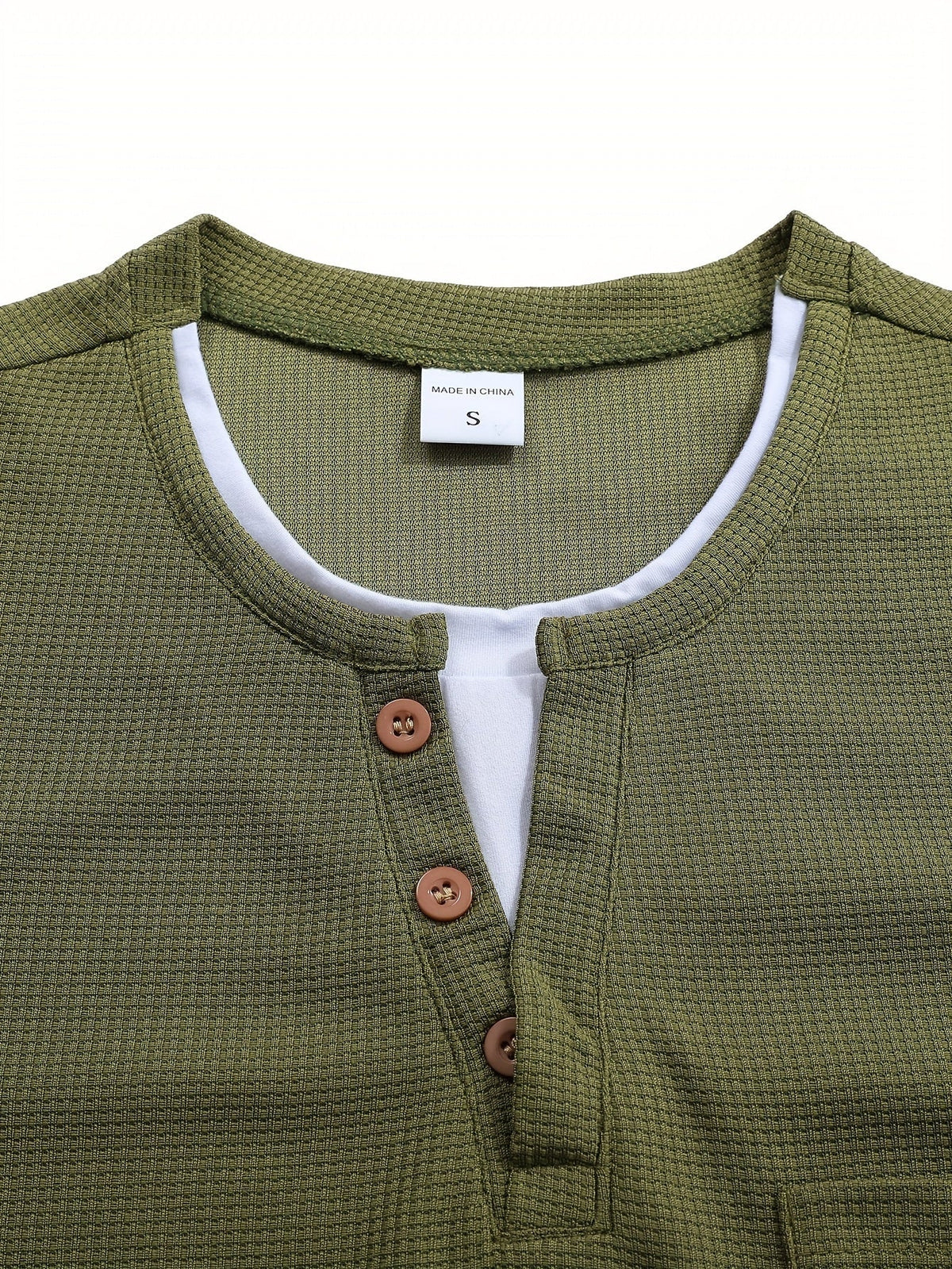 Lenoir™ | Polo à manches longues avec boutons et poche