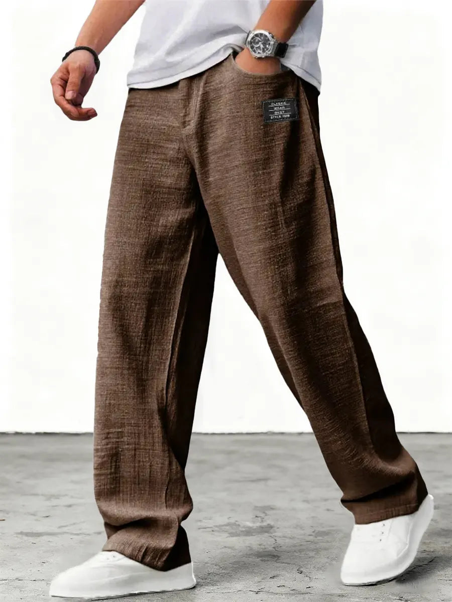 Cazel | Pantalon large en lin
