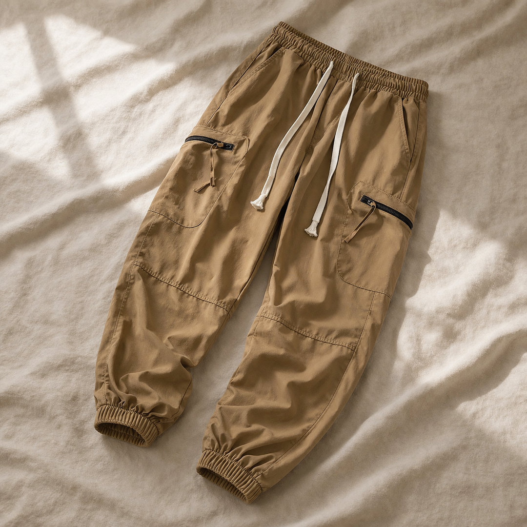 Cazel | Pantalon cargo décontracté avec cordon de serrage